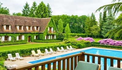 Lej en helikopter til at flyve til L’auberge des Templiers i Sologne