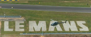 Paris - Le Mans: Helikoptertransport