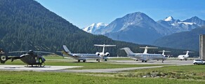 Paris - St. Moritz Samedan: leje af privatfly 