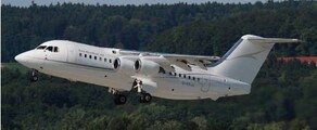RJ 85 (BAE 146) VIPudlejning af privatfly 