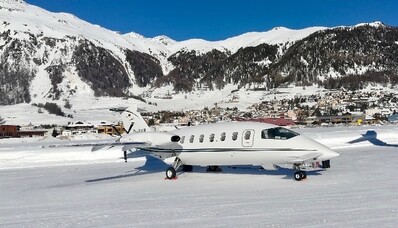 Vejrets indvirkning på en privat jetflyvning