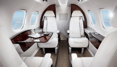 De store kabiner i private jetfly
