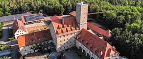 Burg Feuerstein: leje af privatfly 