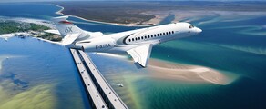 Falcon 6X: Udlejning af privatfly