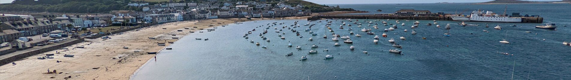 Hugh Town St Marys Scilly: privat flyveplads 