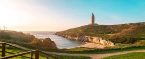 La Coruna: leje af privatfly 
