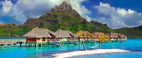 Bora-Bora: leje af privatfly 