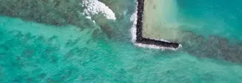 Vue aérienne de Venise