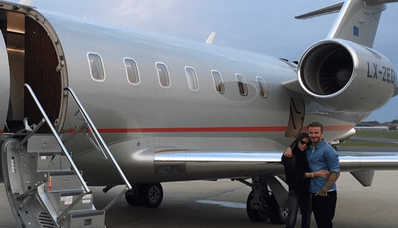 Hvilke fodboldspillere har private jetfly?