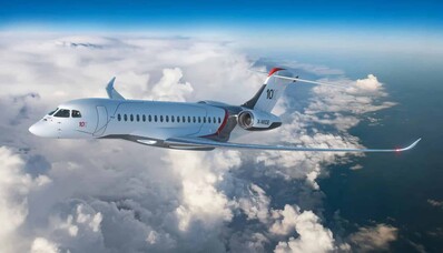 Dassault Aviation lancerer Falcon 10X, sit mest kraftfulde privatfly