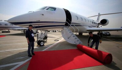 Top 10 over milliardærers private jetfly