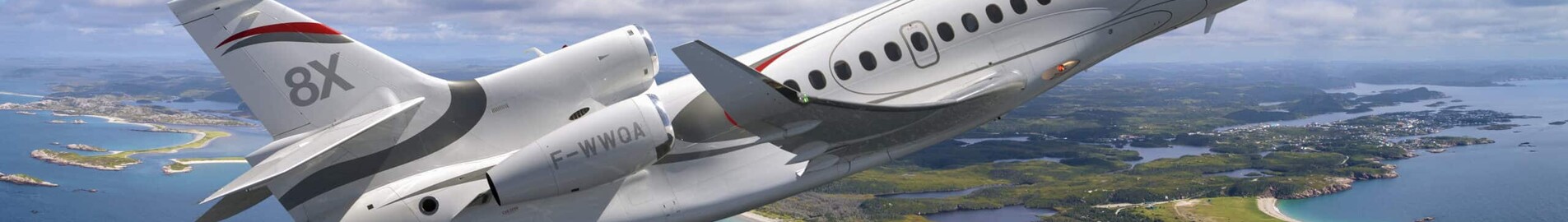 Falcon 8X forbedrer sin kabine