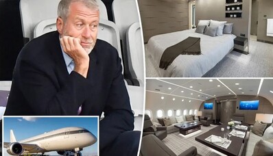 Roman Abramovitch og hans private jetfly