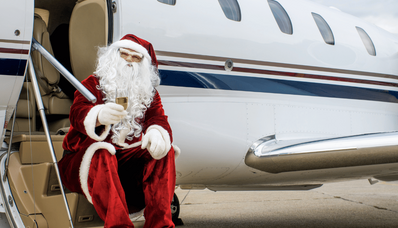5 destinationer at flyve til i julen i en privatjet