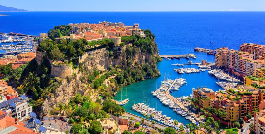Nice - Monaco: Transfer med helikopter