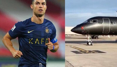 Cristiano Ronaldo forkæler sig selv med en privat jet Global Express XRS: den ultimative luksus inden for flyrejser