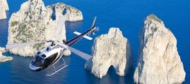 Salerno - Capri: helikoptertransport