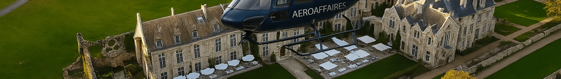 Abbaye des Vaux de Cernay: oplevelse med helikopter