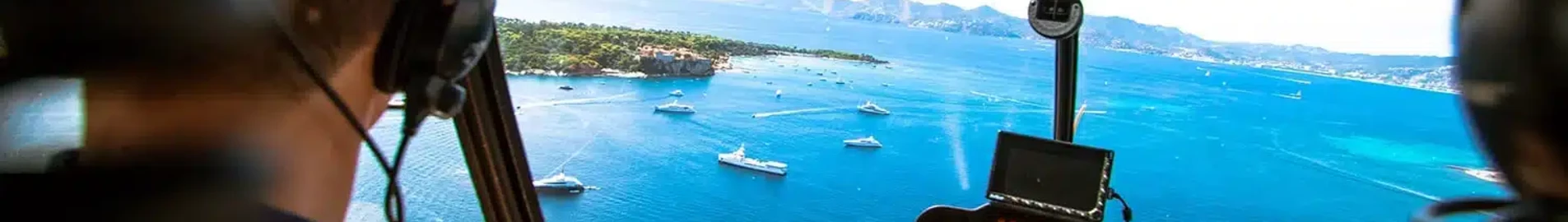 Saint-Tropez – Cannes: Transport med helikopter