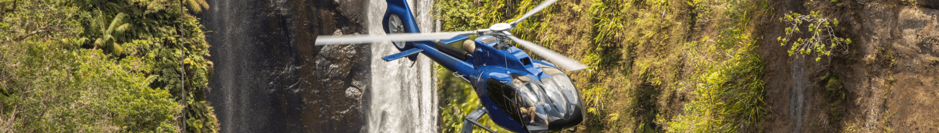 Helikopterflyvning over Réunion