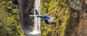 Helikopterflyvning over Réunion