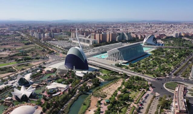 Palau de les Arts Reina Sofia area in Valencia
