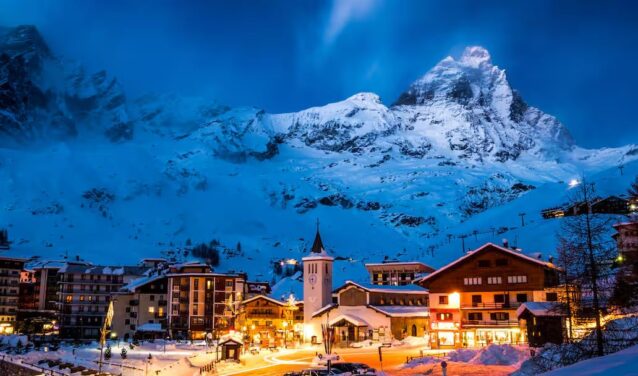 Milano - Cervinia: helikoptertransport