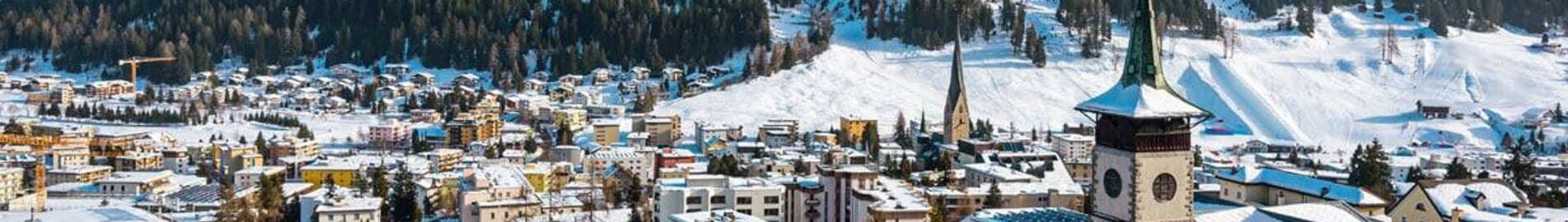 Genève - Davos: helikoptertransport