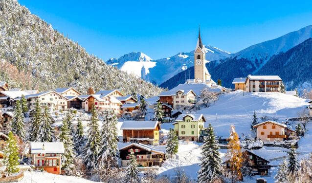 Zürich - Davos: helikoptertransport