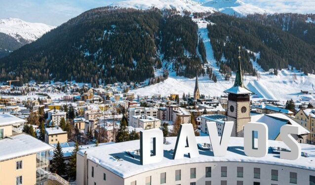 Genève - Davos: helikoptertransport