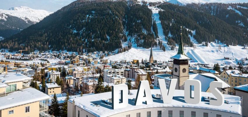 Genève - Davos: helikoptertransport