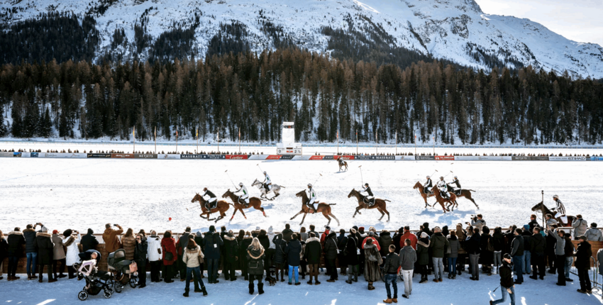 Zürich - St. Moritz: helikoptertransport